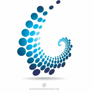 Dotted pattern logo design