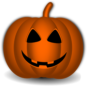Happy Halloween pumpkin vector graphics