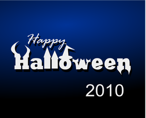 Happy Halloween poster vector illustration