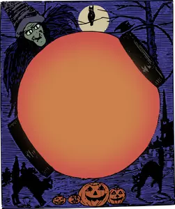 Halloween frame image