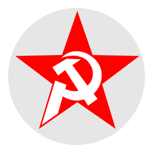 Hammer and Sickle in Star and Circle
