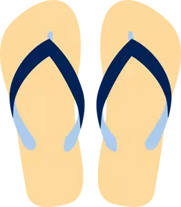 Clipart vetorial de flip-flops