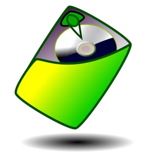 Tegning av grønne HDD mount tegn