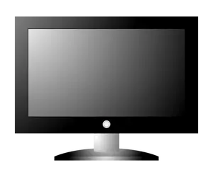 Vector de la imagen el televisor HDTV