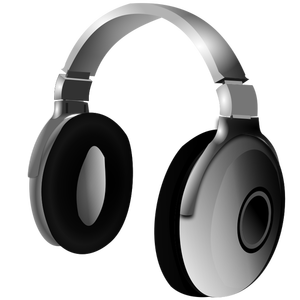 Studio headphones vector image