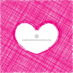 Valentine's inima grafică vectorială