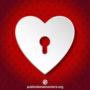 Heart with a lock