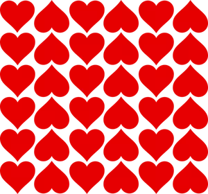 Vector clip art of hearts