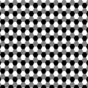 Hexagon gray scale
