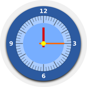 Wall clock vector graphics