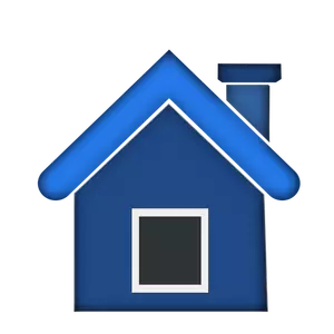 Gráficos vectoriales casa simple