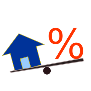 Gráficos vectoriales de préstamo para la vivienda