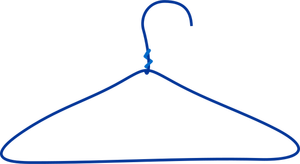 Wire hanger vector image