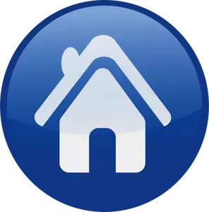Rumah vektor ikon gambar