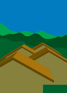 Roof of houses