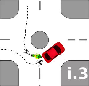 Auto Unfall Piktogramm