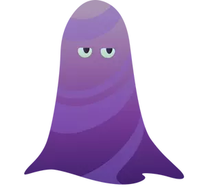 Purple ghost