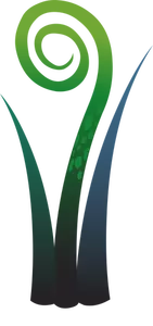 Vector bilden av löv som planta med en spiral topp