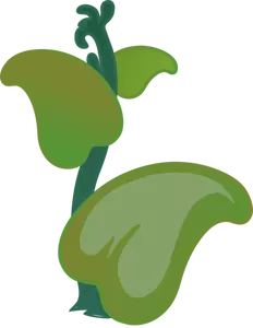 Ilmenskie Zutto plant vector graphics