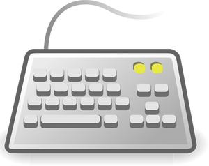 PC keyboard icon vector illustration