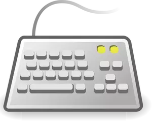 PC keyboard ikon vektor ilustrasi