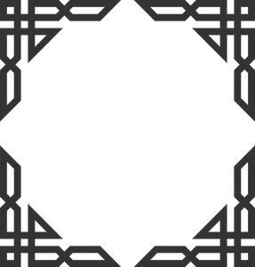 Quadro islâmico ornamental