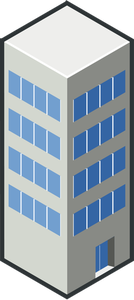 Vector graphics of building