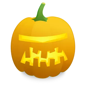 Space ship Halloween pumpkin vector drawing