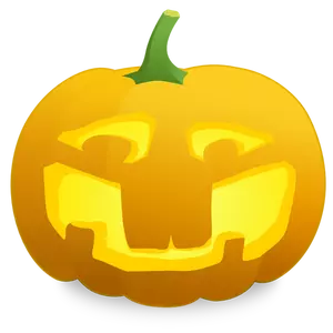 Mocking pumpkin vector clip art