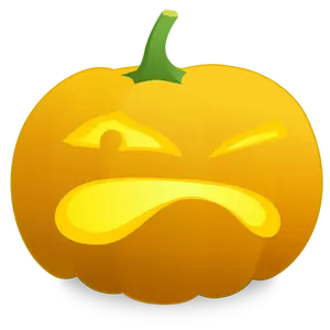 Winking pumpkin vector image