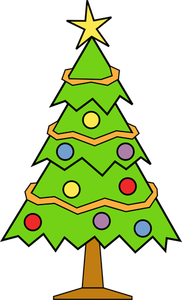 Christmas tree art graphics