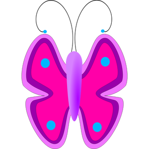 Cartoon roze vector afbeelding