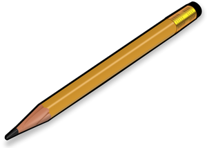 Vector image of a pencil