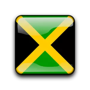 Jamaicas flagga knappen