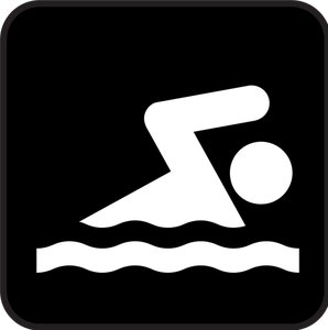 Swimming pictograph