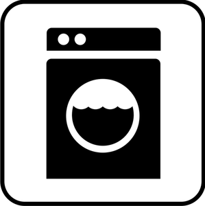 US National Park Maps pictogram for a laundry facility vector image