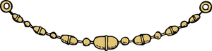 Ozdobné hnědé lup vektorové ilustrace