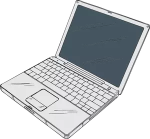 Laptop computer vector graphics