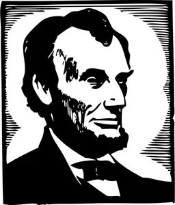 Image vectorielle d'Abraham Lincoln
