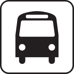 US National Park Maps pictogram for bus stop vector image
