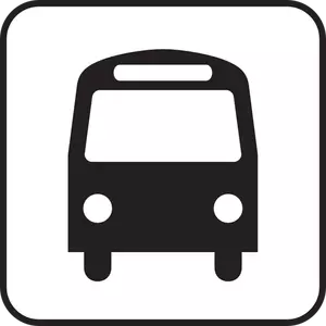 US National Park Maps pictogram for bus stop vector image