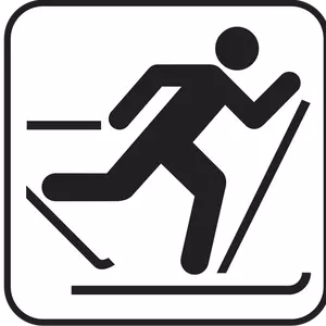 अमेरिका के नेशनल पार्क मैप्स pictogram स्की वेक्टर छवि चलने के लिए