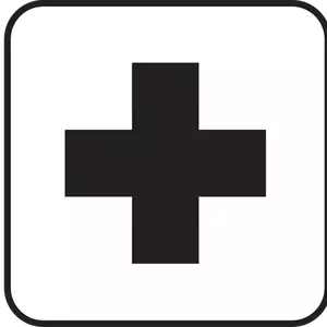 अमेरिकी राष्ट्रीय पार्क मैप्स pictogram चिकित्सा सहायता यातायात वेक्टर छवि के लिए