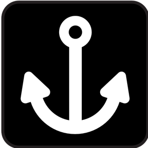 Piktogramm für Port-Vektor-Bild