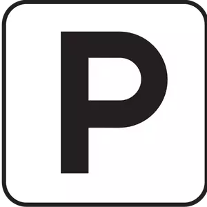 अमेरिकी राष्ट्रीय पार्क मैप्स pictogram एक कार पार्क वेक्टर छवि के लिए