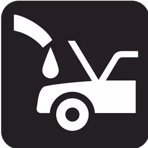 Pictogram for a gas station vector image