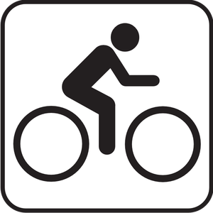 ארה ב pictogram הפארק הלאומי מפות עבור אופניים ליין וקטור תמונה
