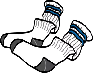 Atletische bemanning sokken vector afbeelding