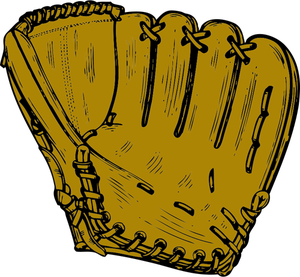 Baseball rukavice vektorový obrázek