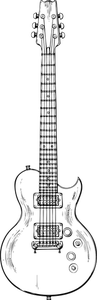 Gitar listrik vektor grafis